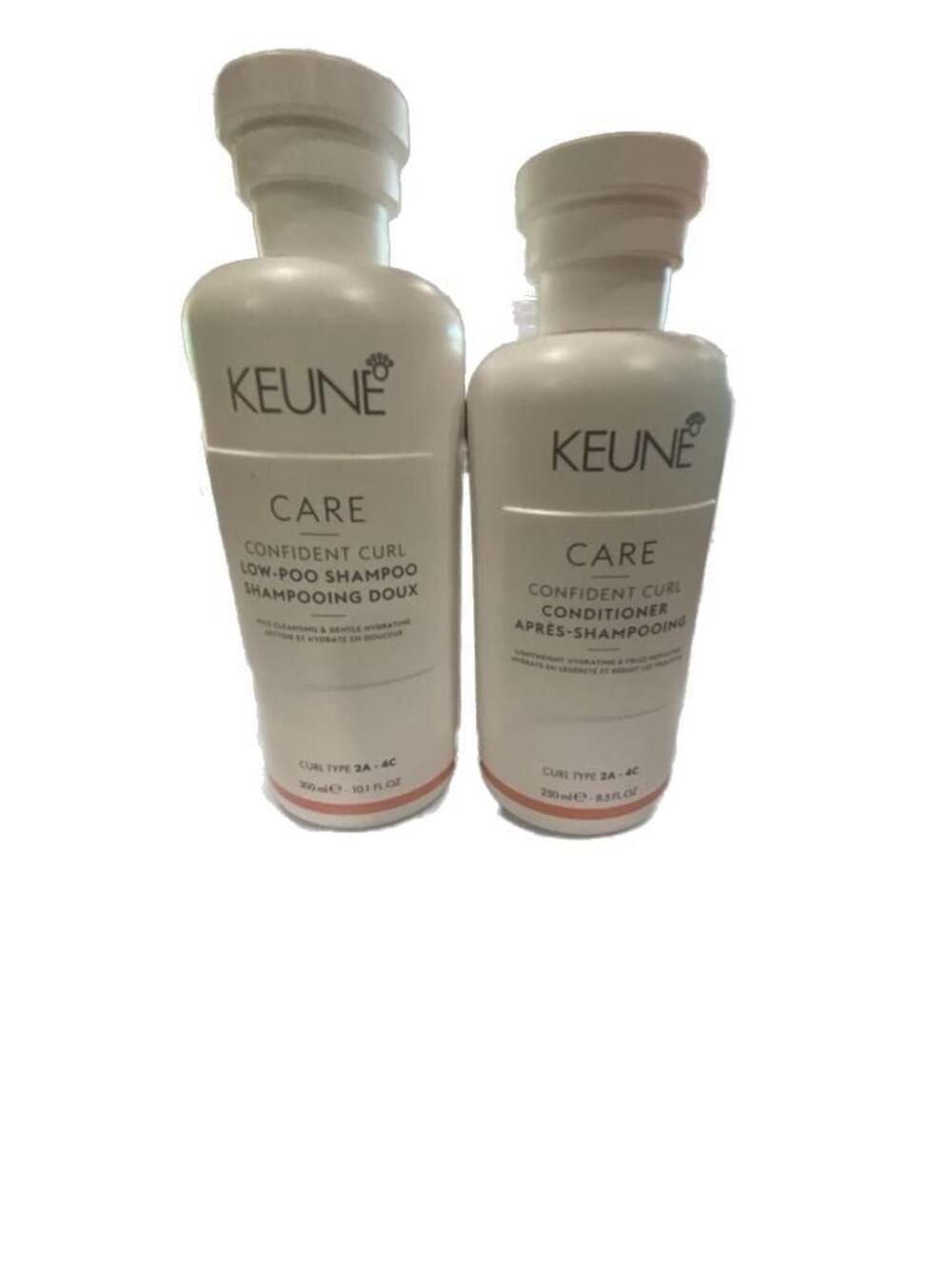 Keune Care Confident Curl Low-Poo Shampoo 300ml and Conditioner 250ml Duo Set